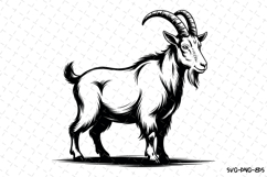 Goat Svg Design | Svg Cut Files | Digital Download Product Image 1
