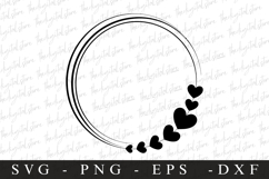Hear ring SVG | SVG Cut files | Cricut Product Image 1