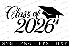 Class of 2026 svg | Graduation Svg | Svg cut file Product Image 1