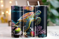 Turtle Tumbler Wrap | Sublimation | Tumblers Product Image 1