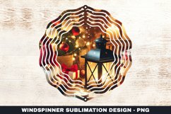 Christmas Wind Spinner Sublimation Design Product Image 1