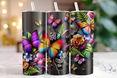 Butterfly Tumbler Wrap | Sublimation | Tumblers Product Image 1