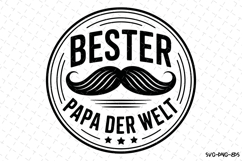 Bester Papa svg | Father&#039;s day Svg | Svg Files for Cricut Product Image 1