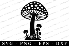Mushroom SVG | SVG Cut files | Cricut Product Image 1
