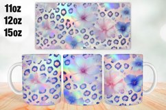 Flowers Mug Wrap Sublimation 11oz, 12oz, 15oz Product Image 1