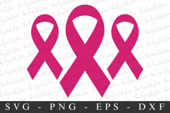 Pink Ribbon PNG | Breast Cancer Awareness Png Product Image 1
