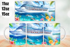Sea Ship Mug Wrap Sublimation 11oz, 12oz, 15oz Product Image 1
