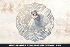Christmas Fairy Wind Spinner Sublimation Design Product Image 1