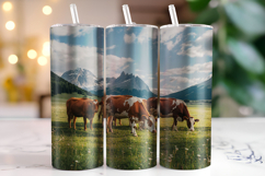 Farm Animals Tumbler Wrap | Sublimation | Tumblers Product Image 1