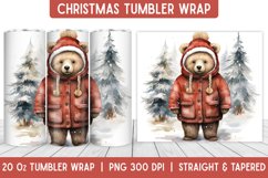 Christmas Tumbler Wrap | Christmas Sublimation | Tumbler Product Image 1