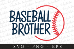 Baseball Brother SVG | Sports Svg | Game day svg Product Image 1