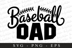Baseball Dad SVG | Sports Svg | Game day svg Product Image 1