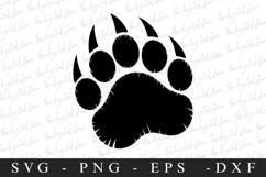 Bear Paw SVG | SVG Cut files | Cricut Product Image 1