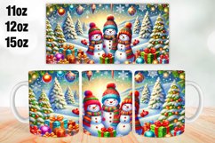 Christmas Mug Wrap Sublimation 11oz, 12oz, 15oz Product Image 1