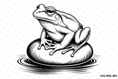 Frog Svg Design | Svg Cut Files | Digital Download Product Image 1