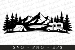 Camping Car Svg | Camping Svg | Svg Cut Files Product Image 1