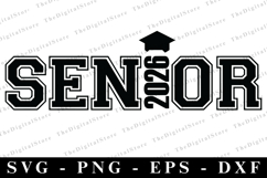 Senior 2026 svg | Graduation Svg | Svg cut file Product Image 1