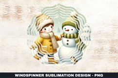 Christmas Wind Spinner Sublimation Design Product Image 1