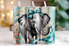 Elephant Tumbler Wrap | Sublimation | Tumblers Product Image 1