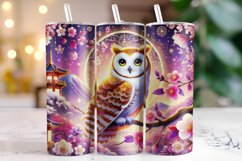 Owl 20oz Tumbler Wrap Sublimation Product Image 1