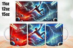Baseball Mug Wrap Sublimation 11oz, 12oz, 15oz Product Image 1