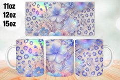 Flowers Mug Wrap Sublimation 11oz, 12oz, 15oz Product Image 1