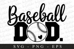 Baseball Dad SVG | Sports Svg | Game day svg Product Image 1