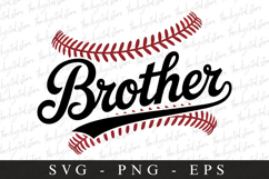 Baseball Brother SVG | Sports Svg | Game day svg Product Image 1