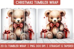 Christmas Tumbler Wrap | Christmas Sublimation | Tumbler Product Image 1
