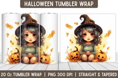Halloween Tumbler Wrap | Halloween Design | Tumbler | Skull Product Image 1