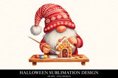 Christmas Gnome Clipart PNG | Merry Christmas Png Product Image 1