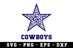 Cowboys Svg Design |Cowboys Svg cut files Product Image 2