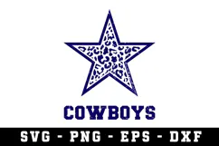 Cowboys Svg Design |Cowboys Svg cut files Product Image 2