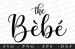 The Bebe SVG | SVG Cut files | Cricut Product Image 1