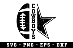 Cowboys Svg Design |Cowboys Svg cut files Product Image 1