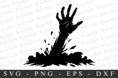 Zombie Hand SVG | SVG Cut files | Cricut Product Image 1