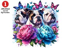 Bulldog JPG sublimation Design Product Image 1
