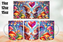 Happy Valentine Day Mug Wrap Sublimation 11oz, 12oz, 15oz Product Image 1