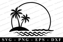 Beach SVG | SVG Cut files | Cricut Product Image 1