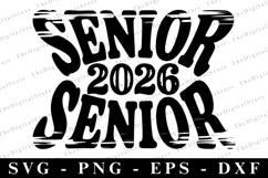 Senior 2026 svg | Graduation Svg | Svg cut file Product Image 1