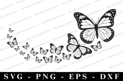 Butterfllies Svg | Svg Cut Files | Cricut Product Image 1