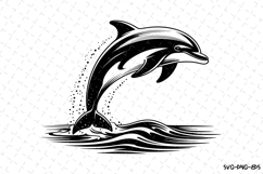 Dolphin Svg Design | Svg Cut Files | Digital Download Product Image 1