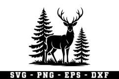 Deer Svg | Forest Svg | Svg Cut File Product Image 1
