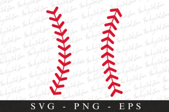 Baseball Laces SVG | Sports Svg | Game day svg Product Image 1