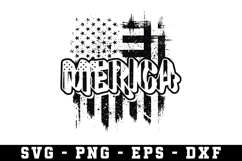 American Flag USA Svg, 2nd Amendment Svg Product Image 1