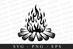 Fire Svg | Camping Svg | Svg Cut Files Product Image 1