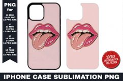 Sweet Talk iPhone Case Sublimation PNG | Sublimation Product Image 1