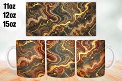 Marble Mug Wrap Sublimation 11oz, 12oz, 15oz Product Image 1