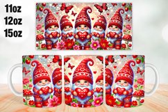 Happy Valentine Day Mug Wrap Sublimation 11oz, 12oz, 15oz Product Image 1