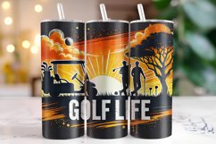 Golf life Tumbler Wrap | Sublimation | Tumblers Product Image 1